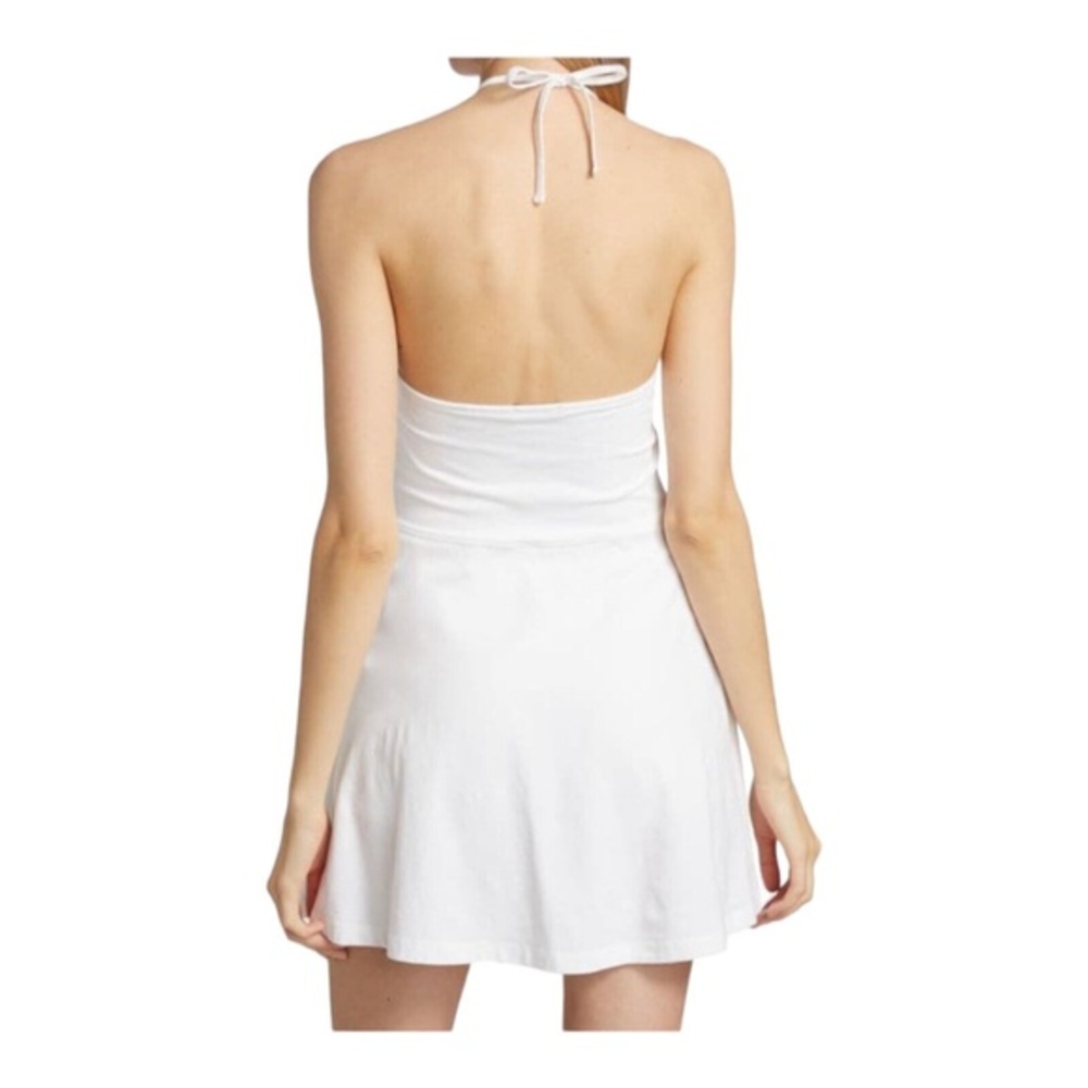 ATM ANTHONY THOMAS MELILLO Pima Cotton‎ Halter Tennis Dress Small New - Picture 3 of 13